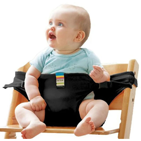 baby sikkerhetsbelte stropper stol cover black