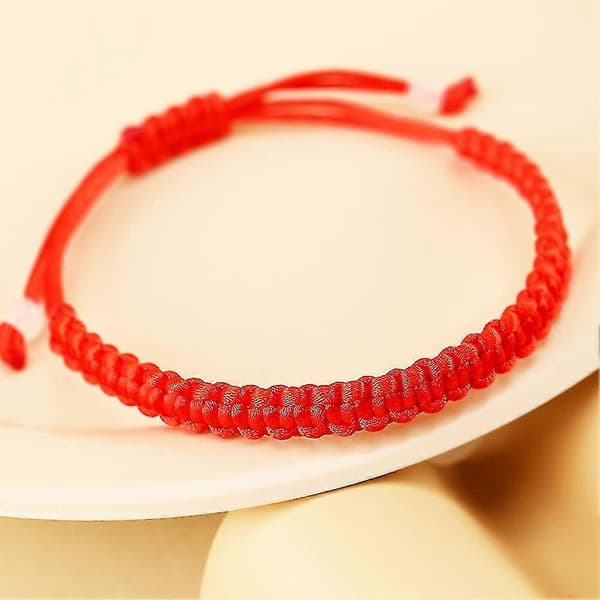 10 st flätade trådknutna skyddsamulettarmband för kvinnor och män, bärbara