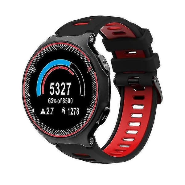 Egnet rem til Garmin Forerunner 735xt 220 230 235 620 630 armbånd silikone stålspænde