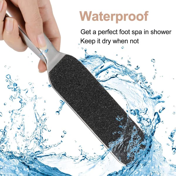 Fotfil, Callus Remover, Pedikyrverktyg, med 10st sandpapper