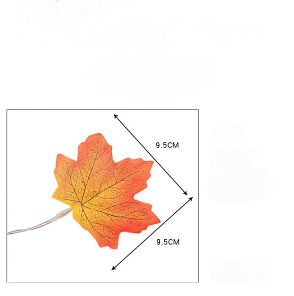 Vaahteranlehti Syyskoristevalot 3M 20 LED