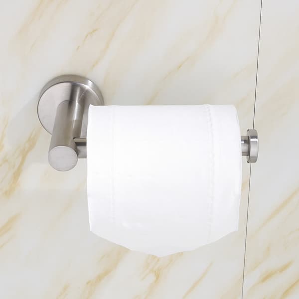 1 kpl Paper Towel Holder Set Musta Ruostumaton Teräs Naula-vapaa Rulla