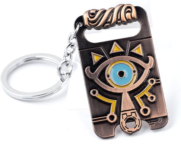 Multikulturell nøkkelring for Zelda-fans, flerfarget