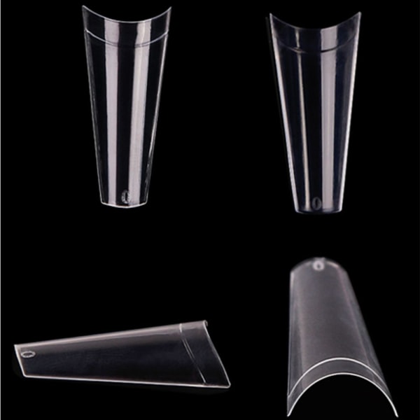 False Nails C Curve Neglekunst Tips NATURLIG