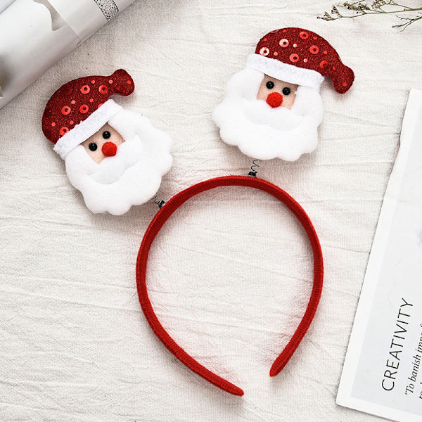 Christmas Pannband, Santa Claus och Antlers Style, Christmas style 2