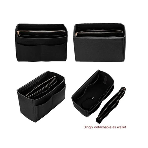 Ny organizer for kvinner i filtpose Drak Red 34X18X17CM