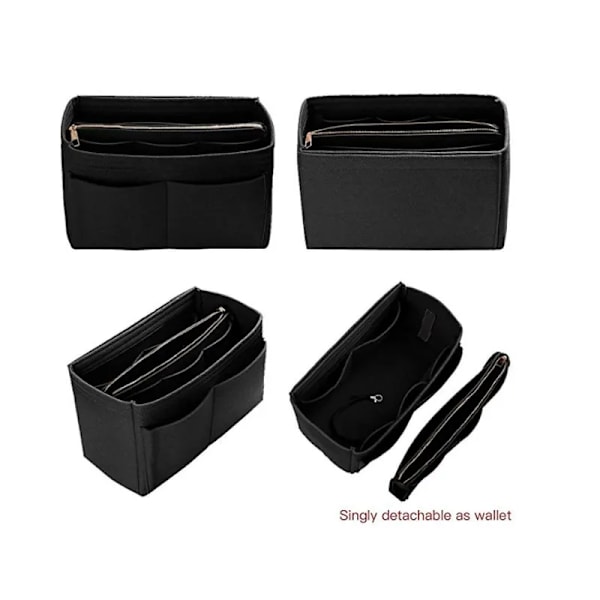 Ny organizer til kvinder i filttaske Drak Red 34X18X17CM