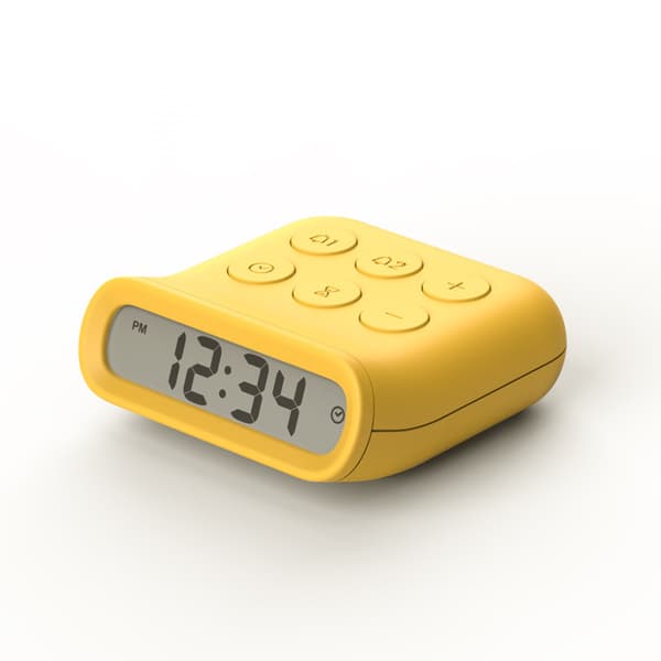 Gul Digital Vekkerklokke T-Audace Digital Klokke, Bærbar Batteri