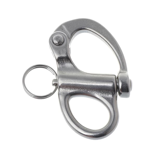 Rigging i rustfritt stål Seiling Fast bøyle Snap Shackle Fixed Eye Snap Hook Seilbåt Seilbåt Yacht Living 96mm