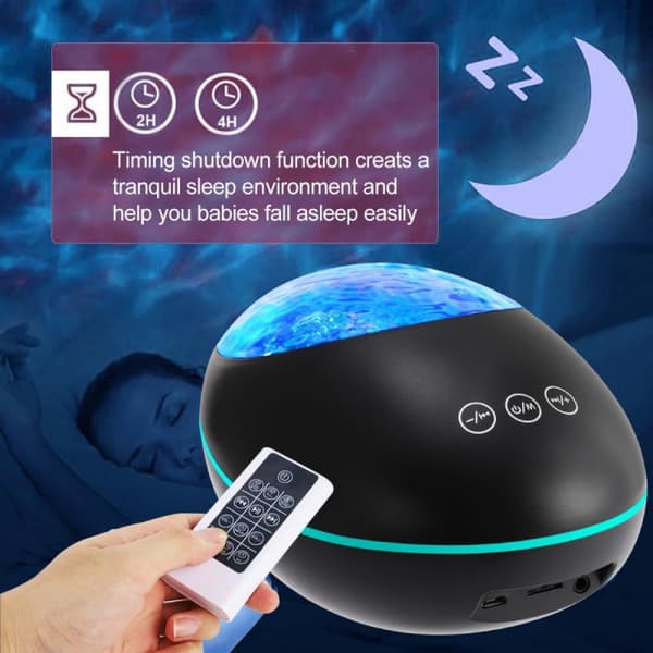 Rabatterad Ocean Wave-projektor, byte av fjärrkontroll Night Light