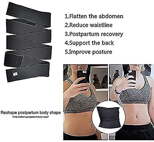 Kvinnor Slimming Magen Wrap Bälte Bastu Trimmer Bälte