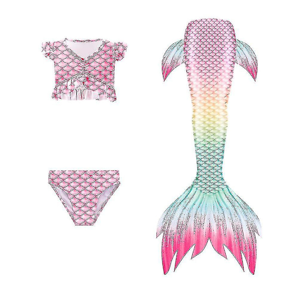 Baddräkt för barn Mermaid Tail Baddräkt 130 GB51