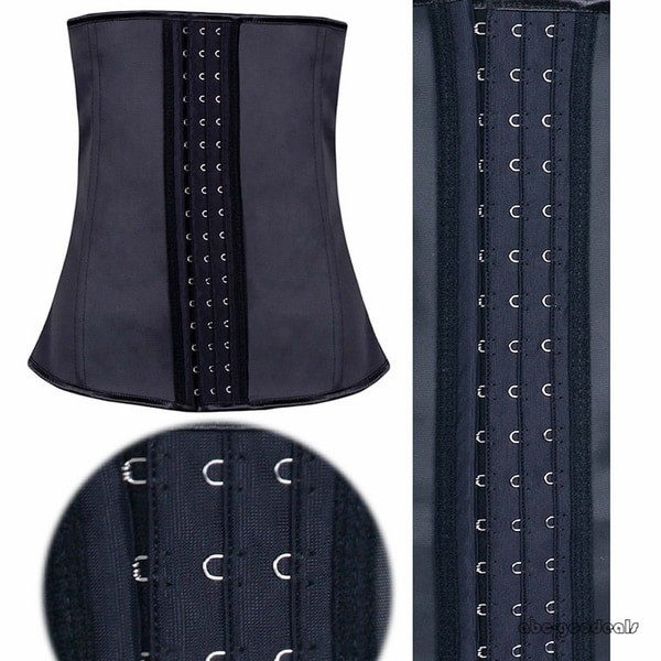 Waist Trainer luonnonlatex korsetti Red M