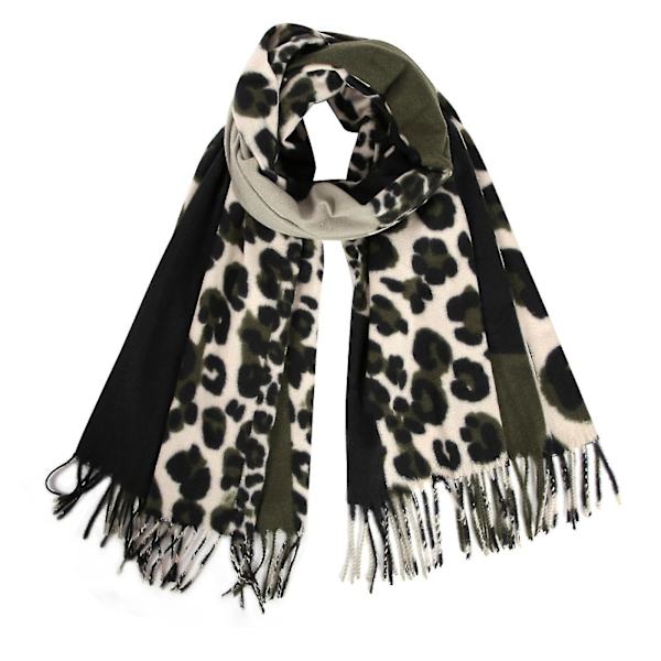 180 * 60 cm Naisten Lmitate Cashmere Leopard Huivi Shaali Paksu Pidä Lämmin Huivi