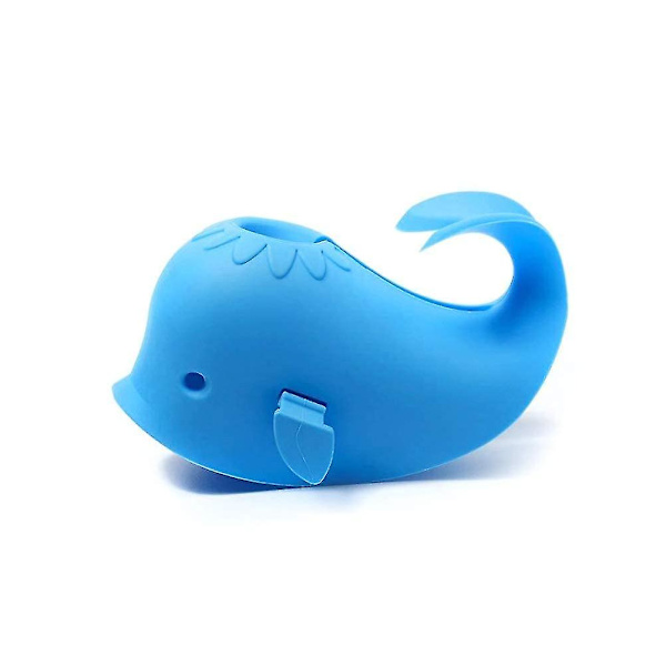 Nyt cover Blue Whale Baby Sød Blød Silikone Badekar Småbørn Børnesikkerhed Beskyttelse mod skader Cover Universal Pasform