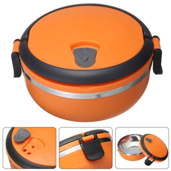Varmare matbehållare Varm matflaska orange 1300ml