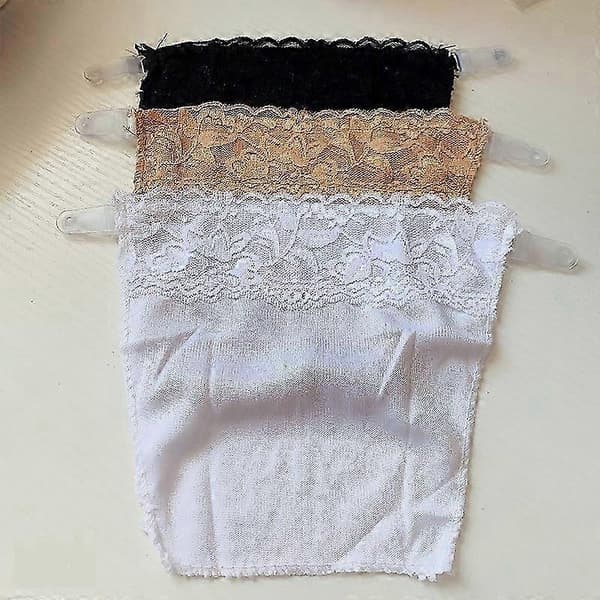 3 stk. kavalergangssikker snap-on mock camisole blonde åndbar strækbar til kvinder