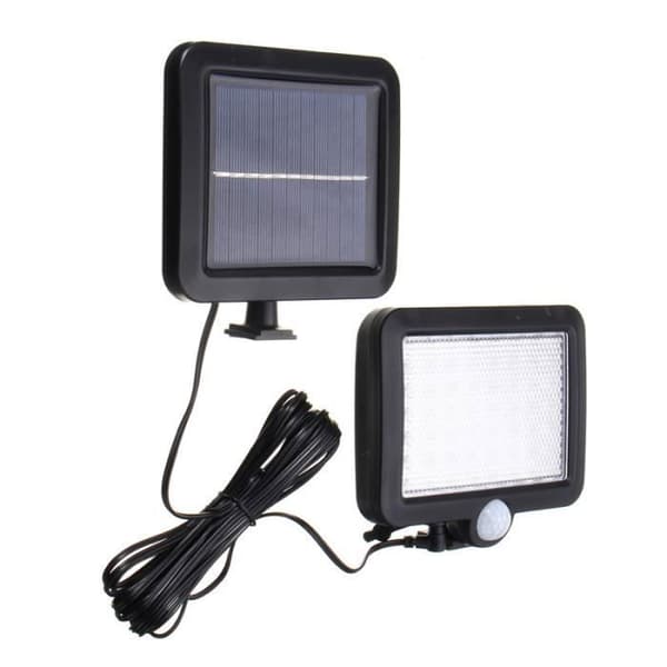 56 LED Solar Sconce Vegglampe Belysning Bevegelsessensor Utendørs Hage NF