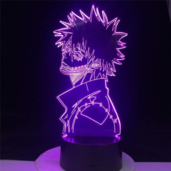 My Hero Academia Dabi 3D Børne Natlampe Touch 7 Farve Chan