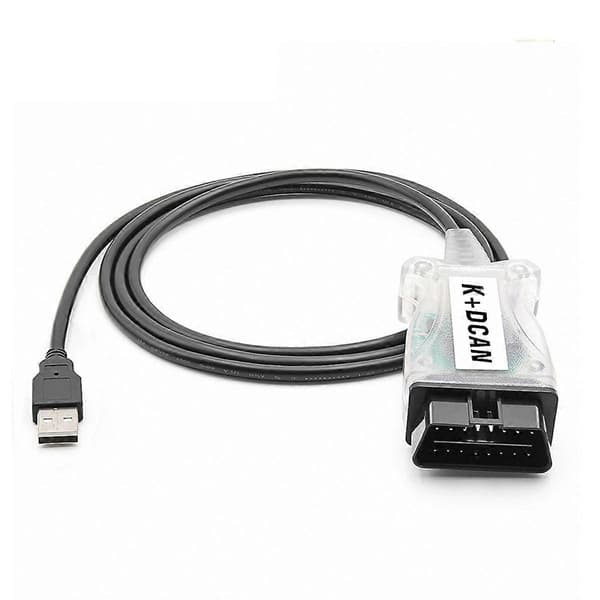 K+DCAN-brikke for OBD2 bildiagnoseverktøy Skannerbryter USB-grensesnittkabel K + DCAN for