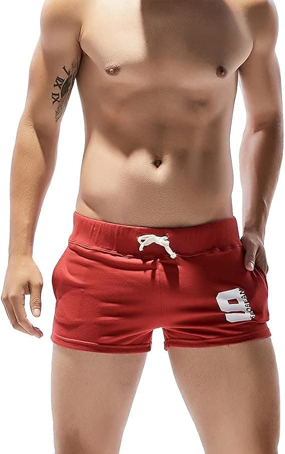 Löparshorts herr 3" Inseam Bodybuilding Workout Training Shor