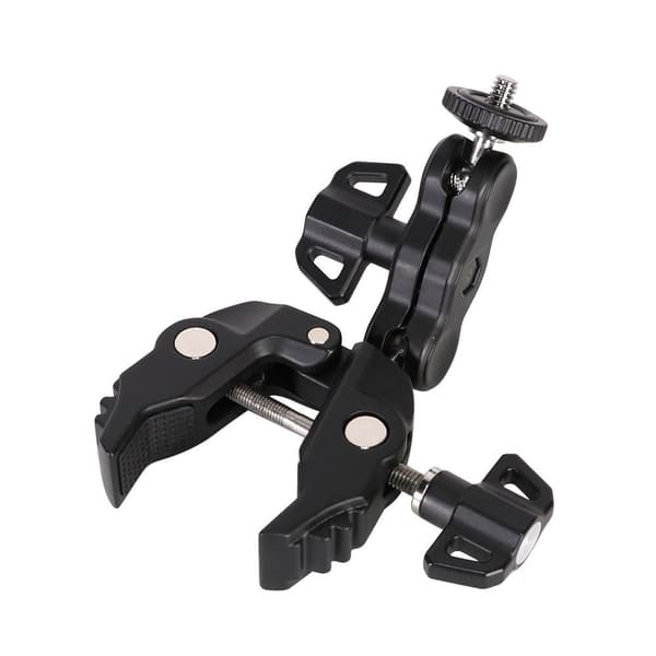 Super Clamp kaksoispuristimella, kamerakiinnike, Magic Arm, kaksoiskuulapää