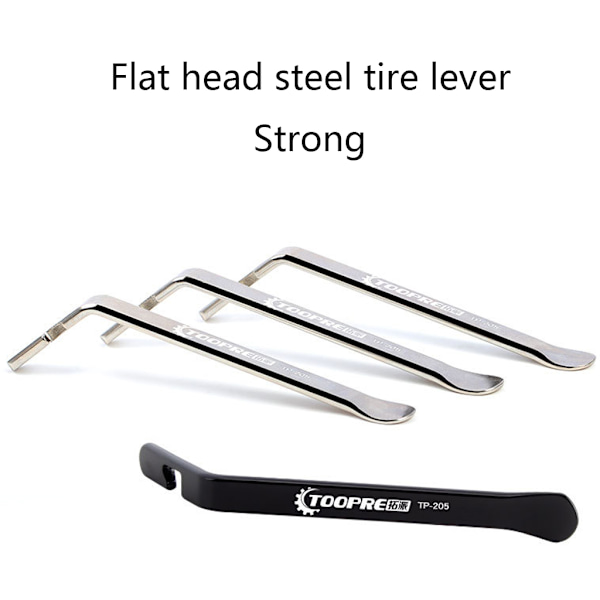 Bike Tire Spak MTB Cykeldæk Ske Fjernelse Stål Cykelhjul Reparationsværktøj Silver