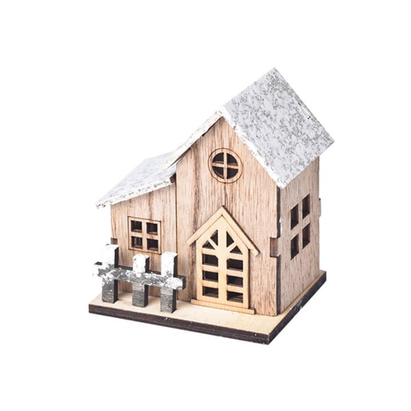 Jul LED Village Indretningslys træ Scene Hjem Julegaver B
