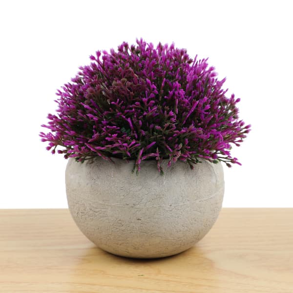 Kunstig stueplante mini kunstige planter potter eukalyptus rosmarin