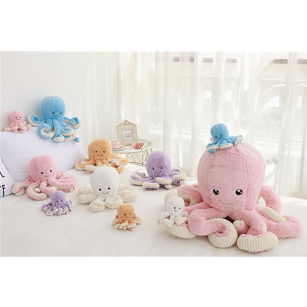 Ocean Octopus Plysjleke BLÅ 18CM 18CM blue 18cm-18cm