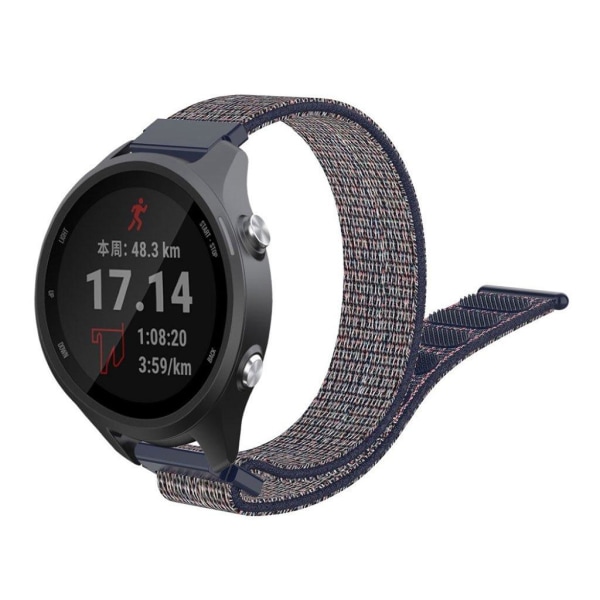 Garmin Forerunner 245 nylon velcro watch band - blue