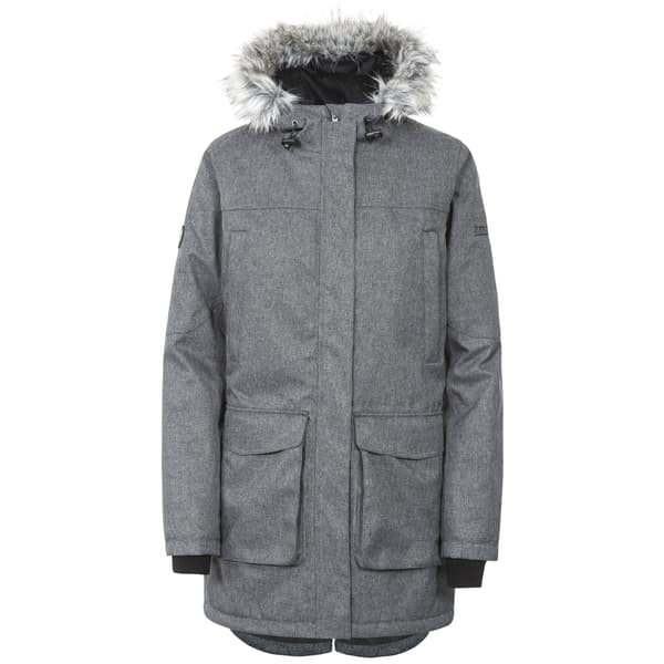 Trespass Dam/Dam Thundery Waterproof Jacket  vart/ilve Black/Silver Grey S