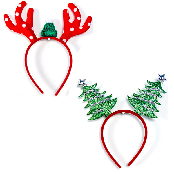 Julpannband till julfest gynnar kvinnor tjejer barn style 2