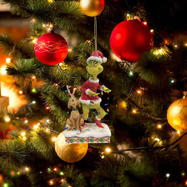 18 stil till alternativ för Grinch dekoration hängsmycke julgran C