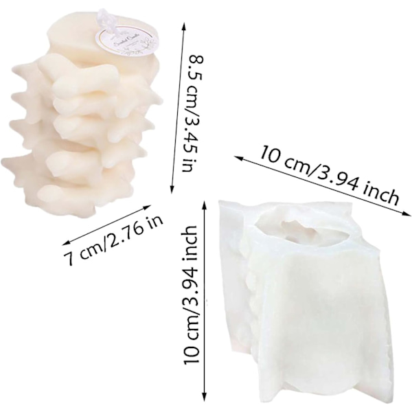 Mennesker Kotor Resin Støbeform 3D rygsøjlebenform