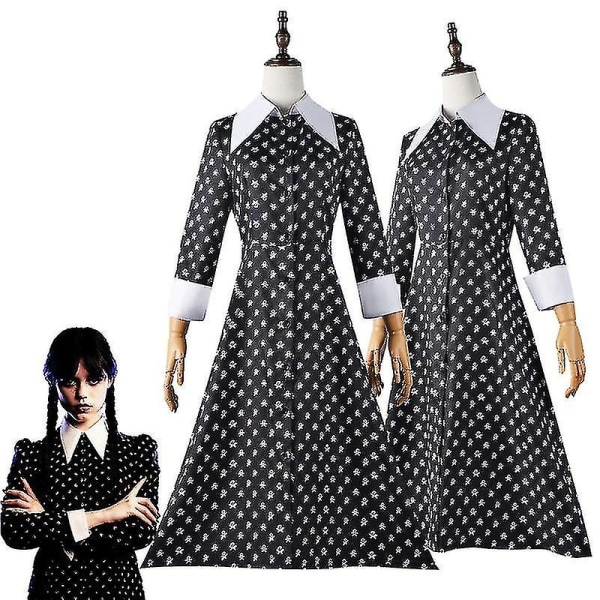 Dam Addams Dress, Halloween Kostymer Dress_m Style 4 S