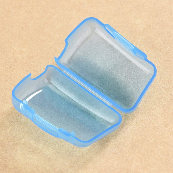 10 stycken resebärbart case（slumpmässig färg）