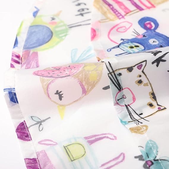 1 st Unisex Vattentät Jacka Cape Poncho Barn Pojkar Flickor 3-5 År