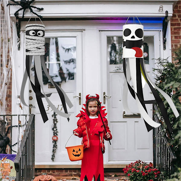 Erinomainen Halloween-lippukoriste selkeällä tekstuurilla Halloween
