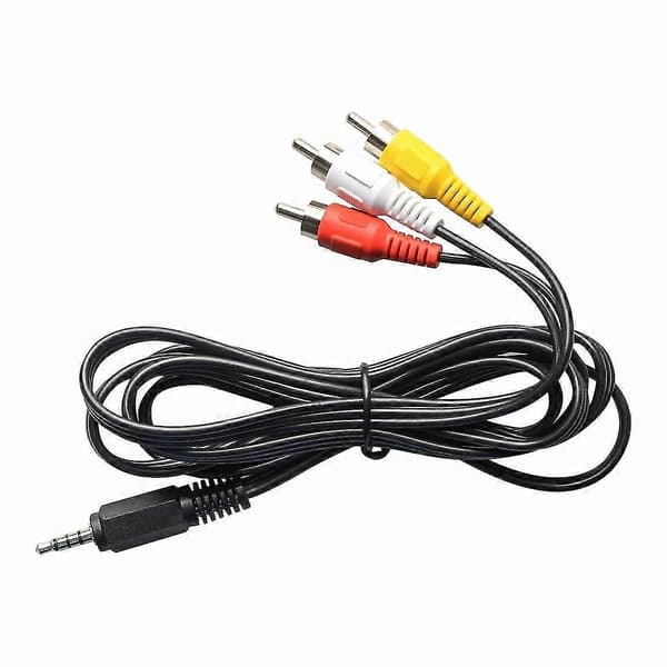 Eachine DC 3,5 mm Jackplugg Hann 1 til 3 Hode RCA AV Inngang Utgang Videokabel 1,5 m Ledningsadapterkabel F