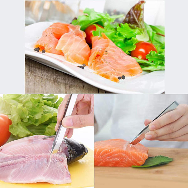 Professionell pincett i rostfritt stål för att ta bort fisk