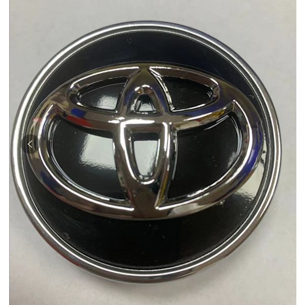 Toyota 4 62 mm dæksel til sort logo