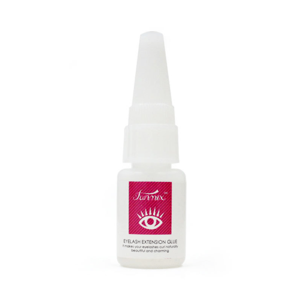 Semi-permanent øyenvippeforlengelseslim Hurtigtørkende Klebrig Langvarig Poding Falsk transparent 15ml