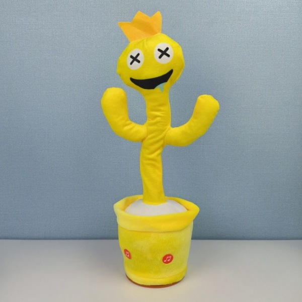 Rainbow Friends Nukke Pehmo Hehkuminen Laulu Kiertävä Tanssilelu Keltainen yellow