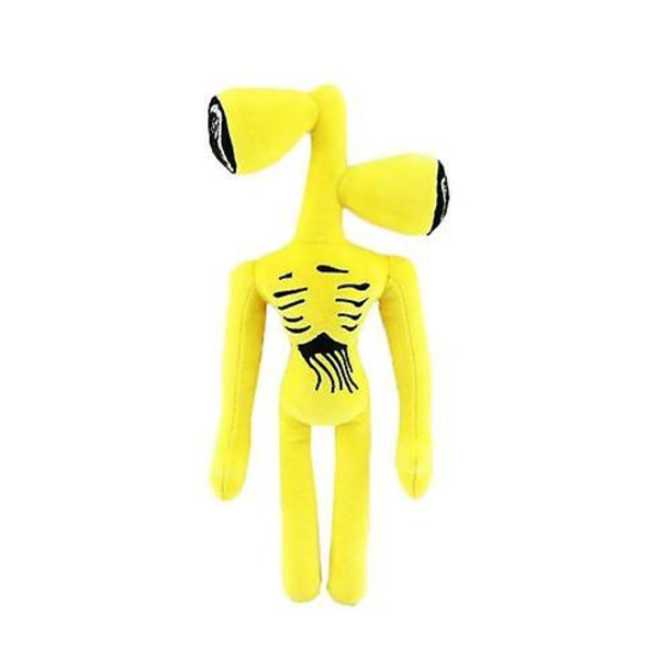 40 cm sireenipää pehmolelu valkoinen musta sireenipää täytetty nukke kauhuhahmot yellow