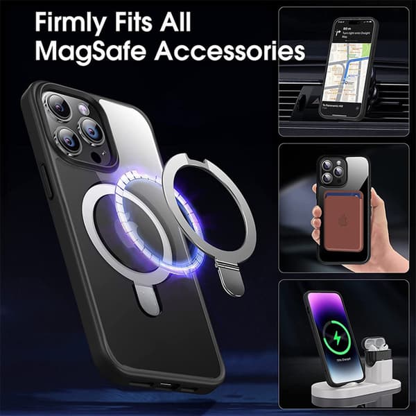 ##/Mobiltelefonetui luksus mobiltelefonetui til iPhone14Pro etui solid metalring##/