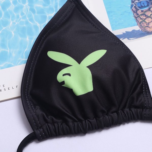 Sexet Bikini 2-delt Dame Badedragt Høj talje Sexet Badedragt Bikini Badetøj Femme Biquini Badedragt L
