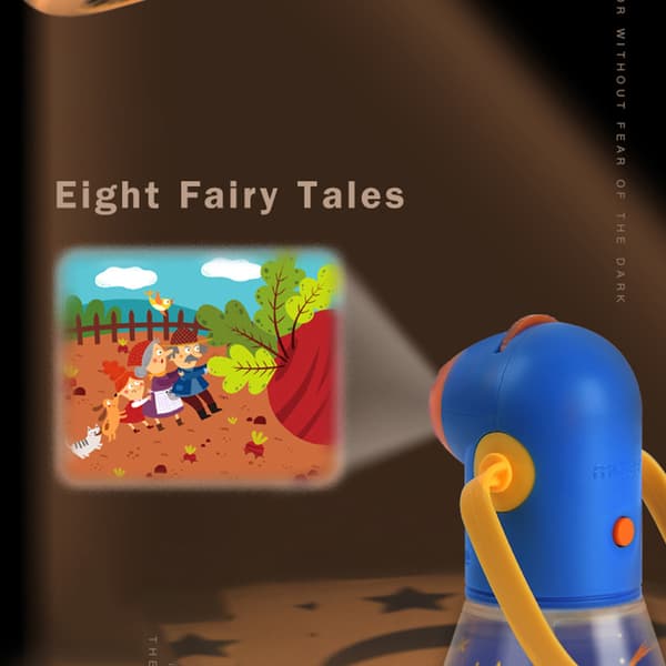 Educational Night Light för barn, Storybook Torch Projector, pedagogiska leksaker