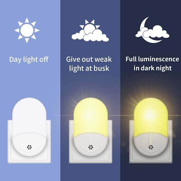 Creative Gift Light Control LED Smart nattljus Sängbordsnatt L