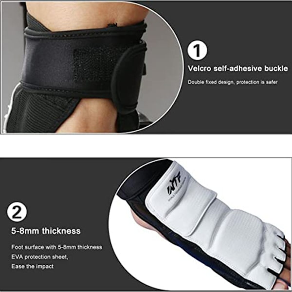 Taekwondo Foot Protector Gear artial Arts Fight Boxning Punch Bag Sparring M